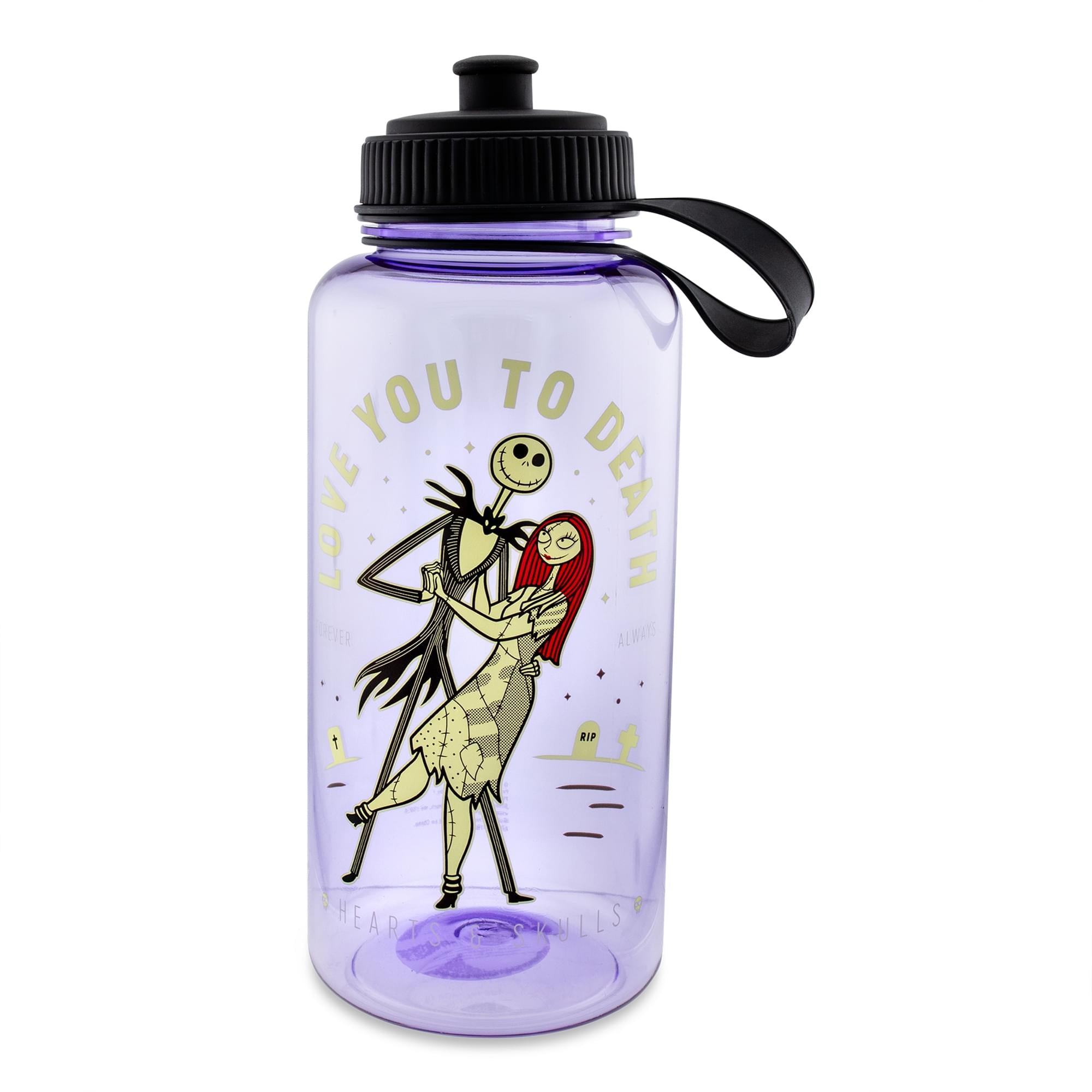 Disney's The Nightmare Before Christmas 'Love You To Death' 34-Ounce Water Bottle