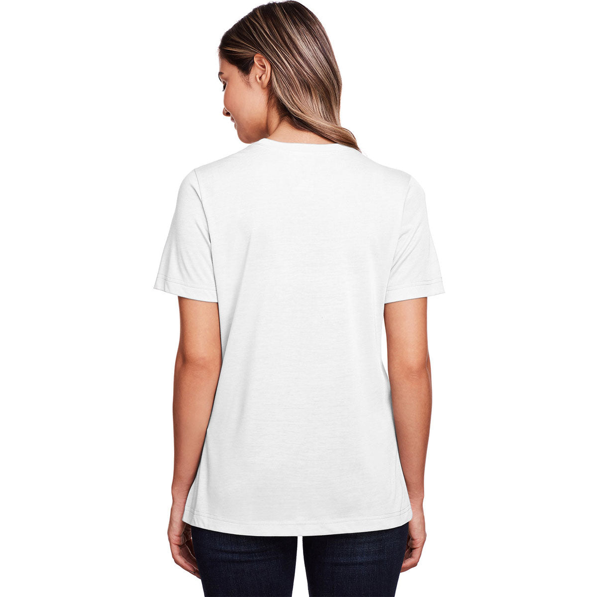Core 365 Women's White Fusion ChromaSoft Performance T-Shirt - Your On-the-Go Essential