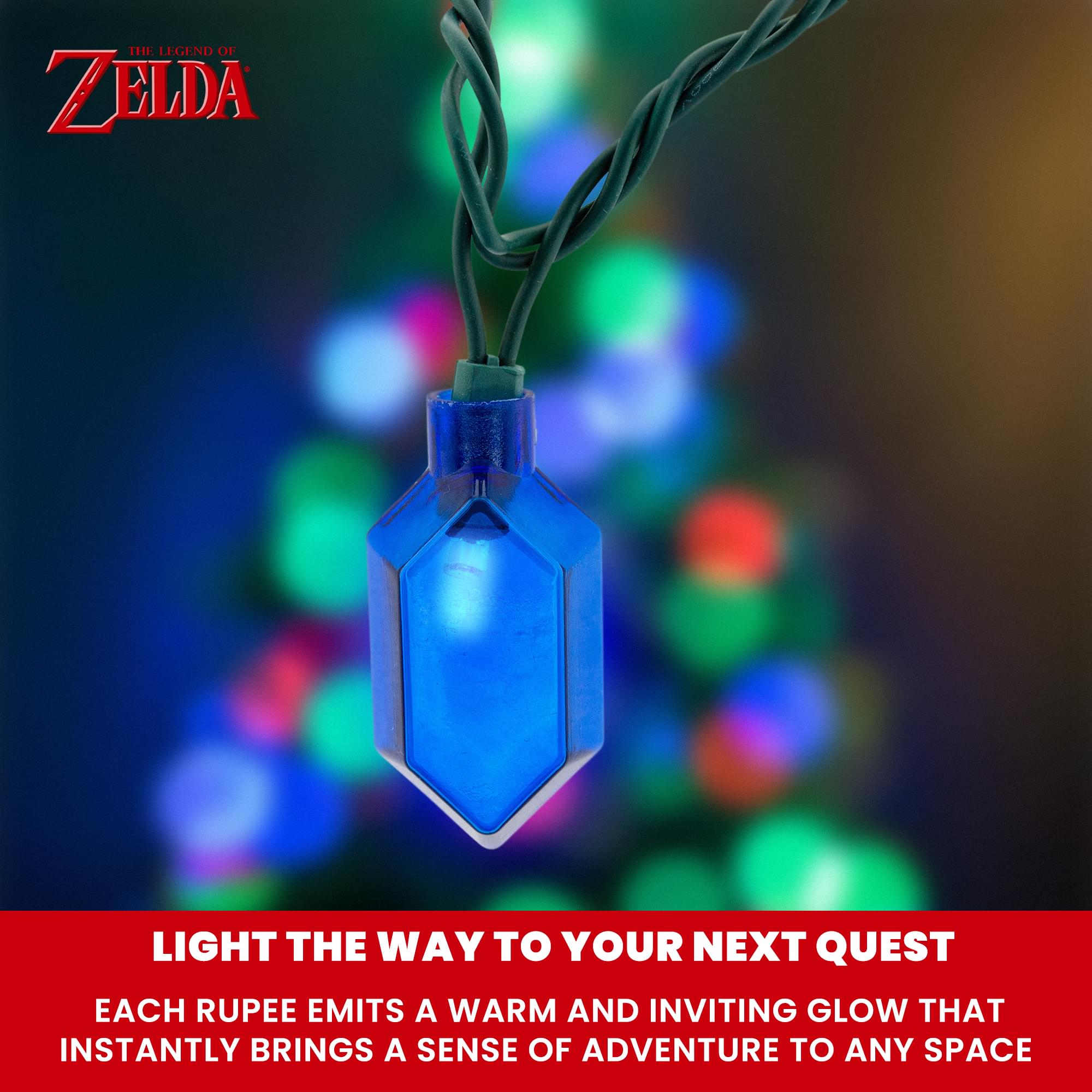 Epic Zelda Rupee String Lights for Magical Adventures