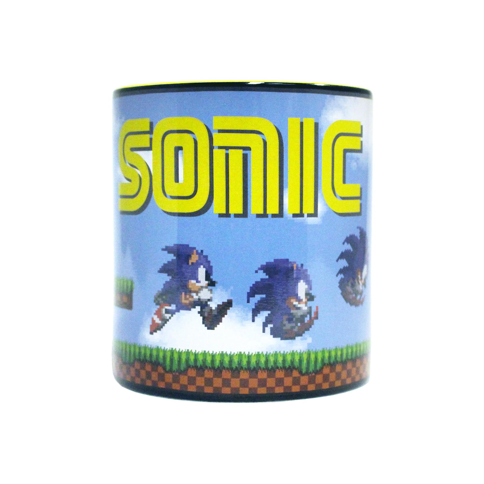 Cool Sonic the Hedgehog Heat-Reveal Ceramic Mug