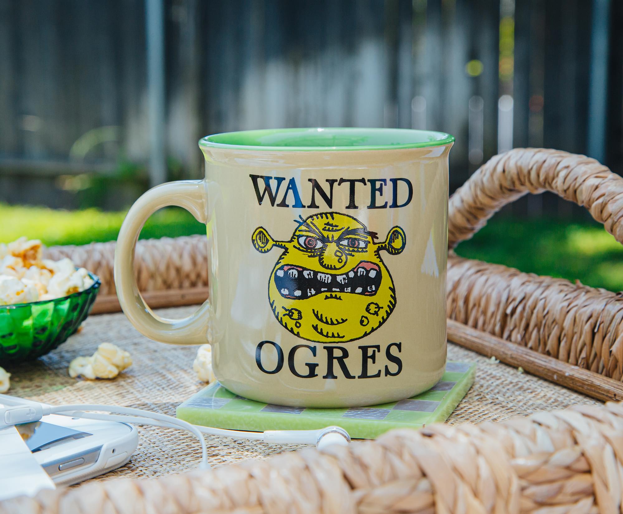 Shrek-Inspired Ceramic Camper Mug - 20 Ounce Magic!