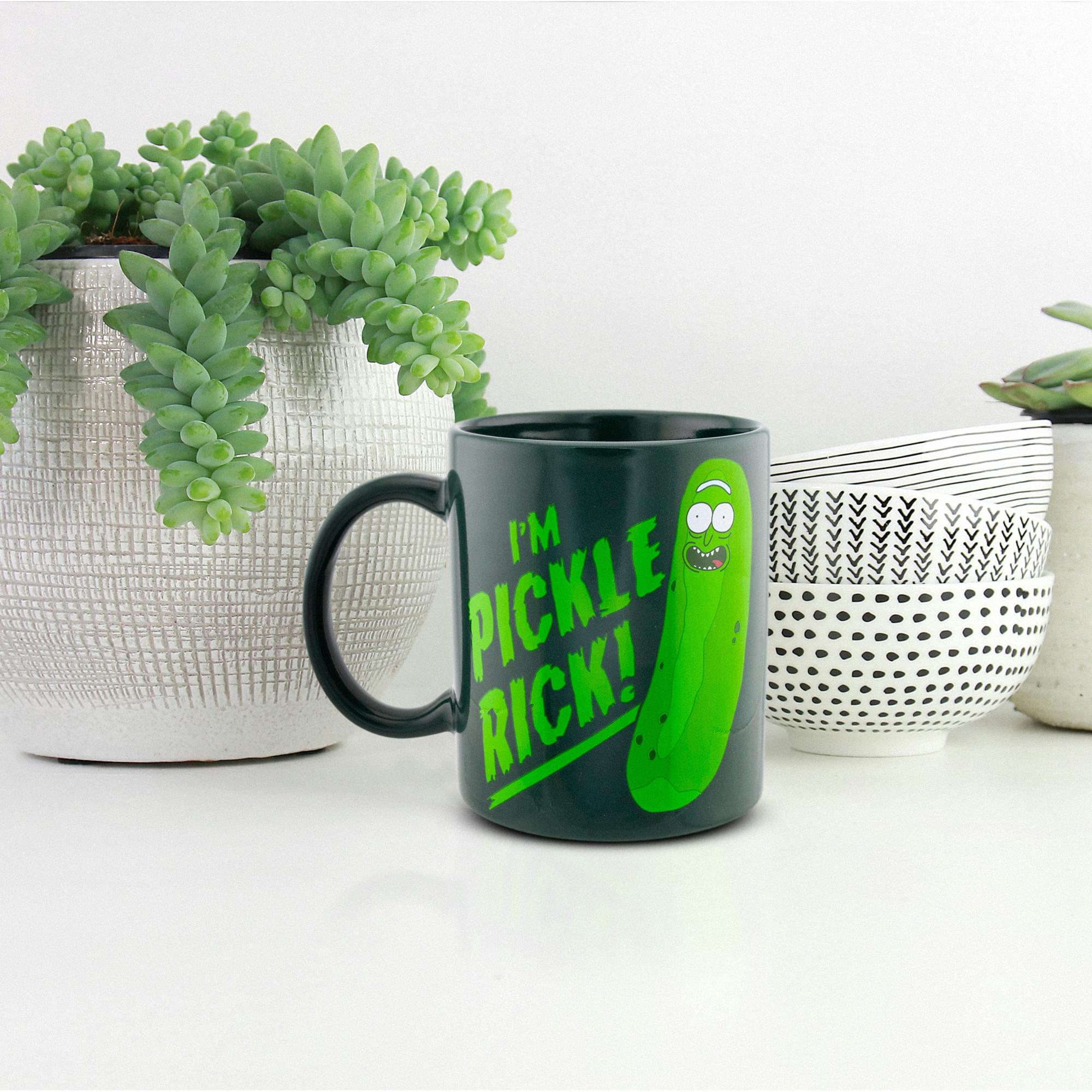 Epic Rick and Morty Pickle Rick 12 Ounce Coffee Mug
