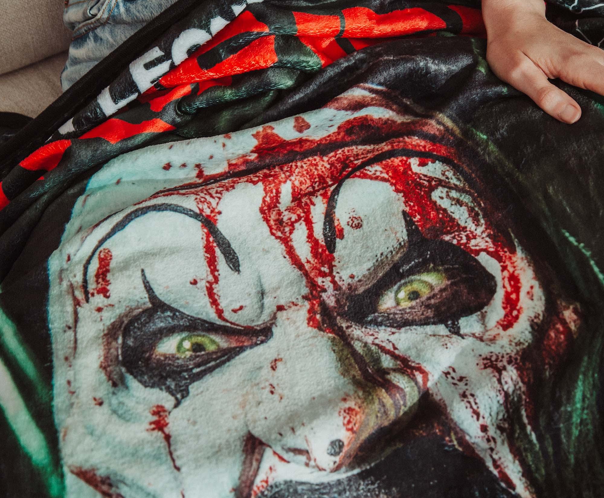 Terrifier 2 Art the Clown Fleece Throw - 45x60 Inches