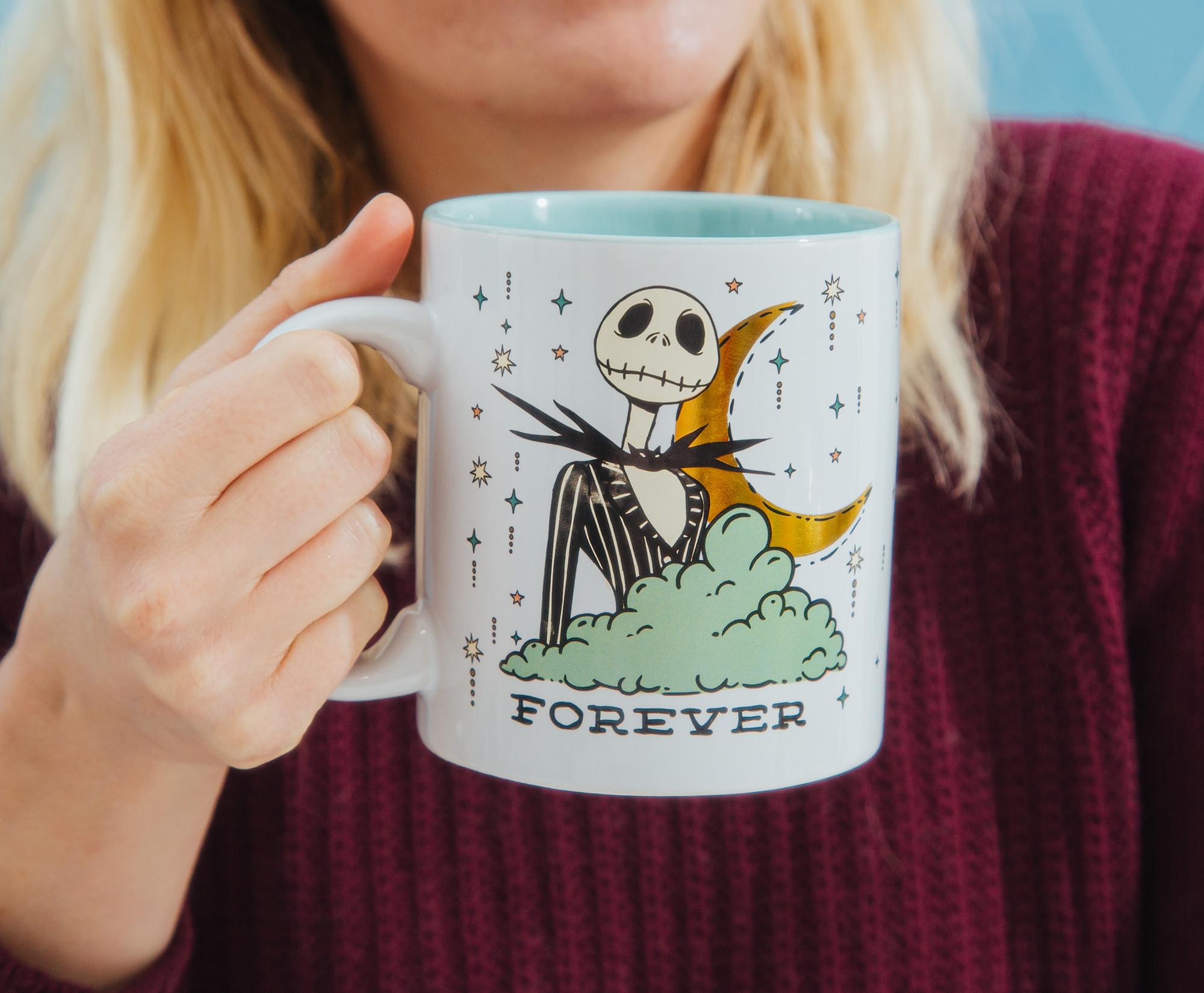 Disney's The Nightmare Before Christmas 'Forever & Always' Foil-Embossed Mug