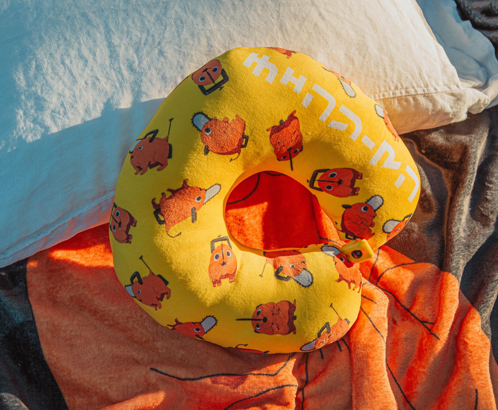 Chainsaw Man Pochita Plush Neck Support Pillow