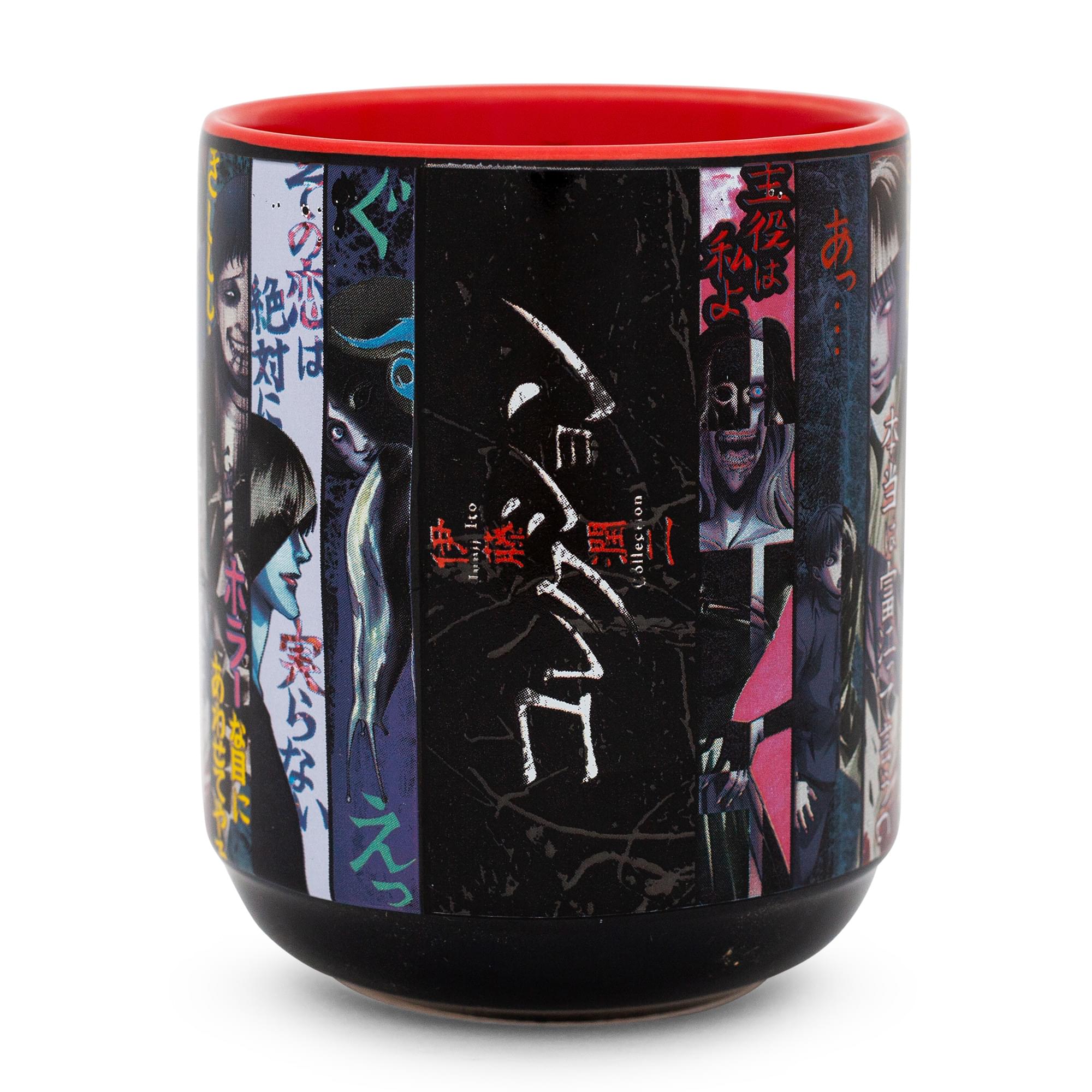 Junji Ito Asian Ceramic Tea Cup - 9 Ounce Horror Artwork