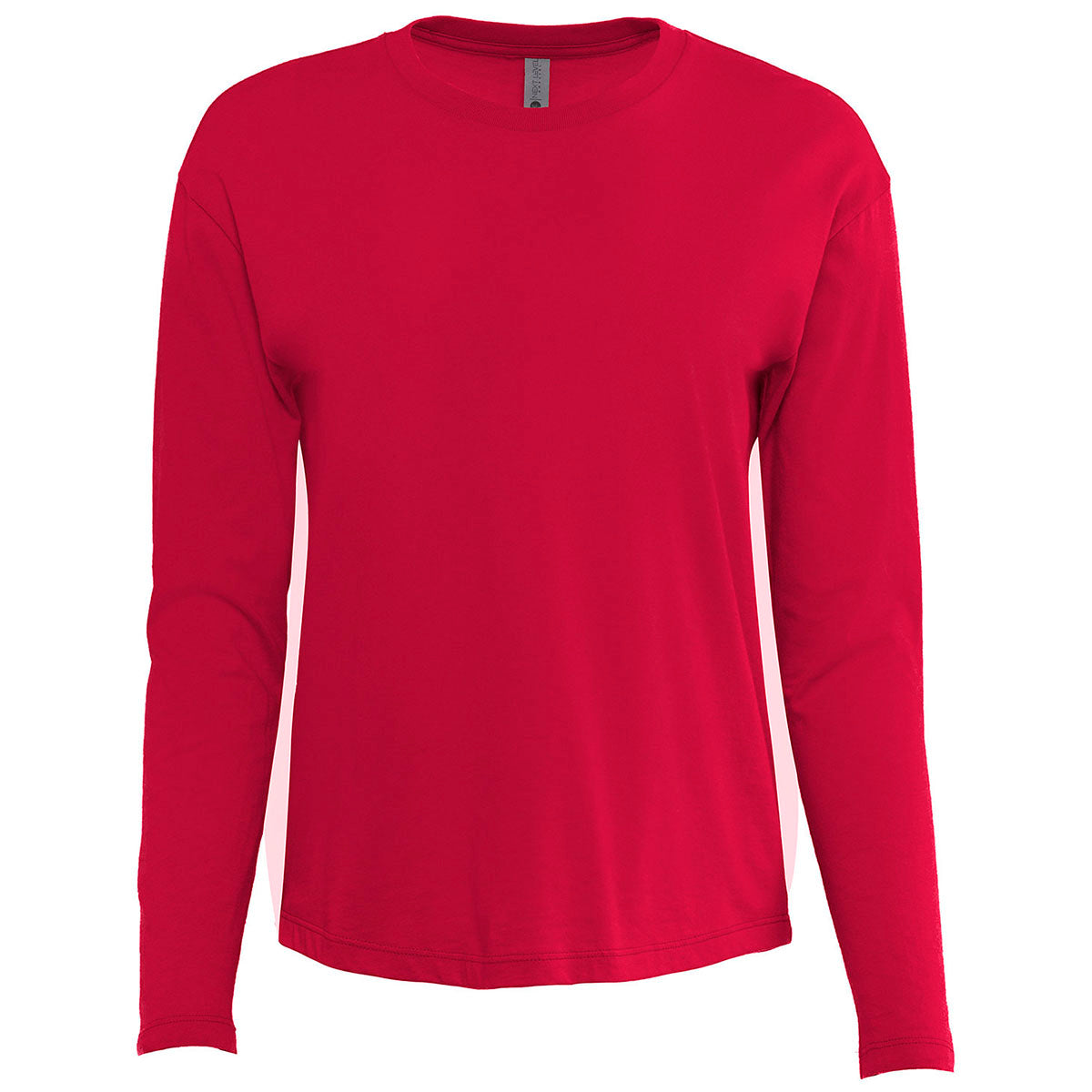 Next Level Apparel Women's Cozy Red Long Sleeve T-Shirt