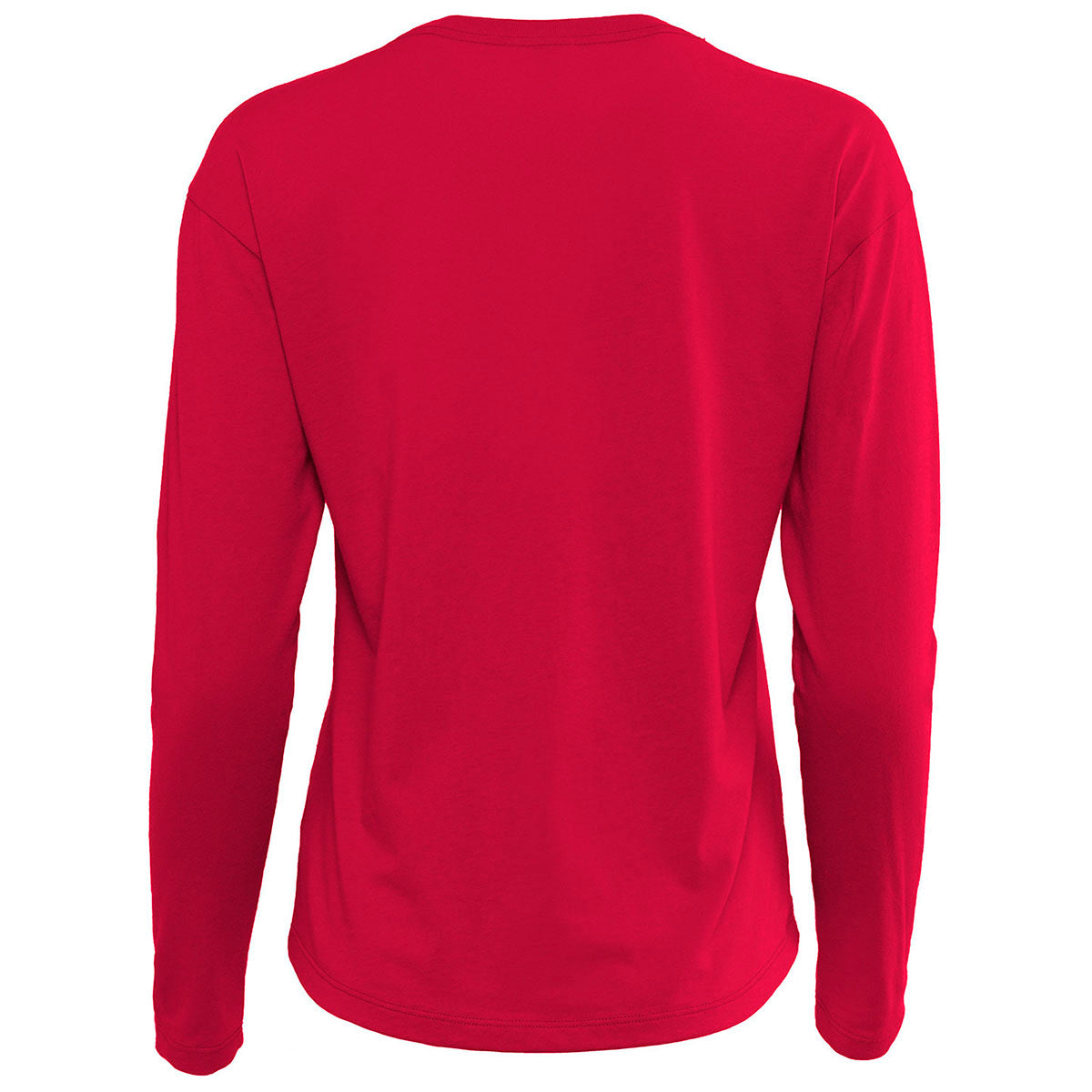 Next Level Apparel Women's Cozy Red Long Sleeve T-Shirt