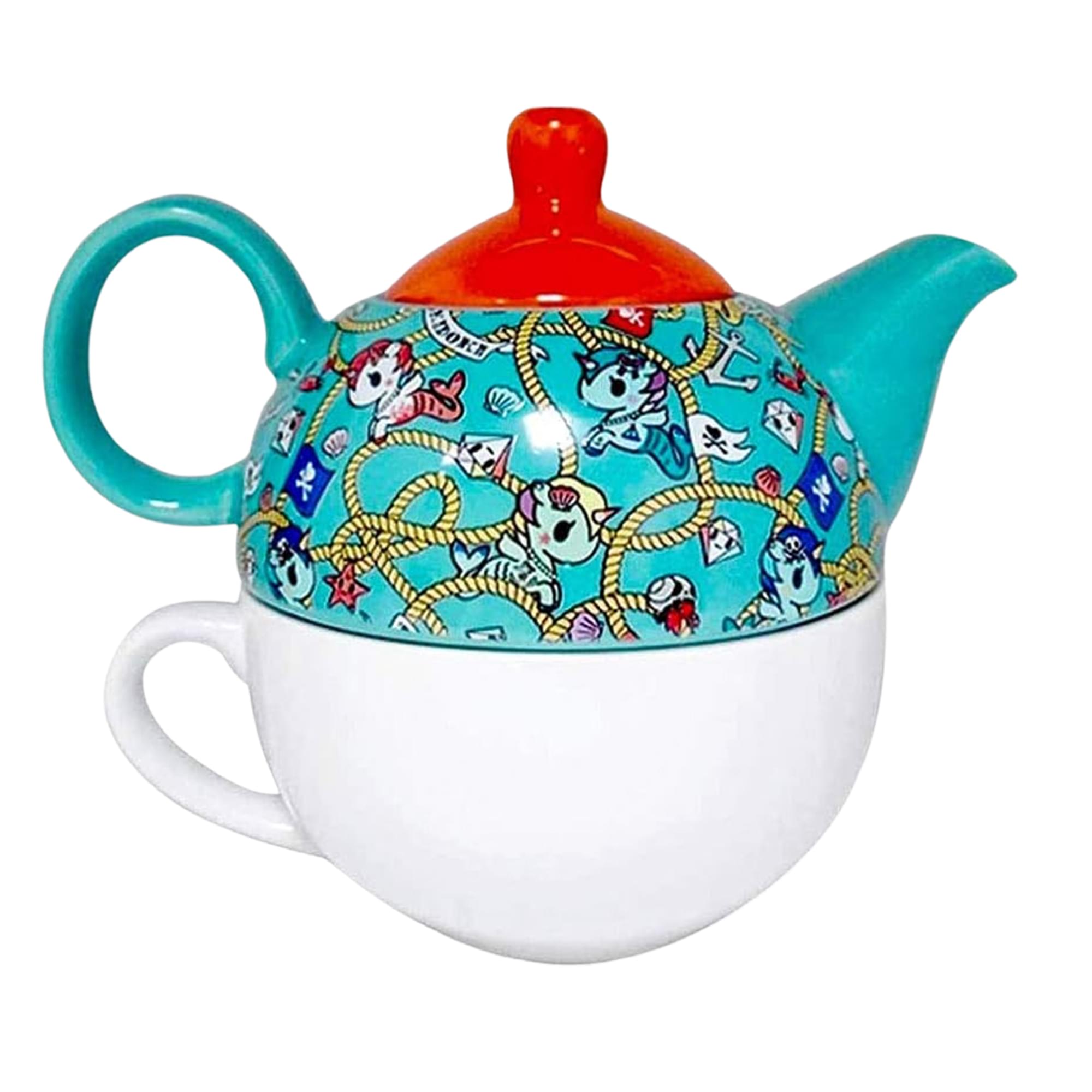Tokidoki 11oz Ceramic Teapot & 9oz Mug Set - A Fun and Stylish Beverage Companion