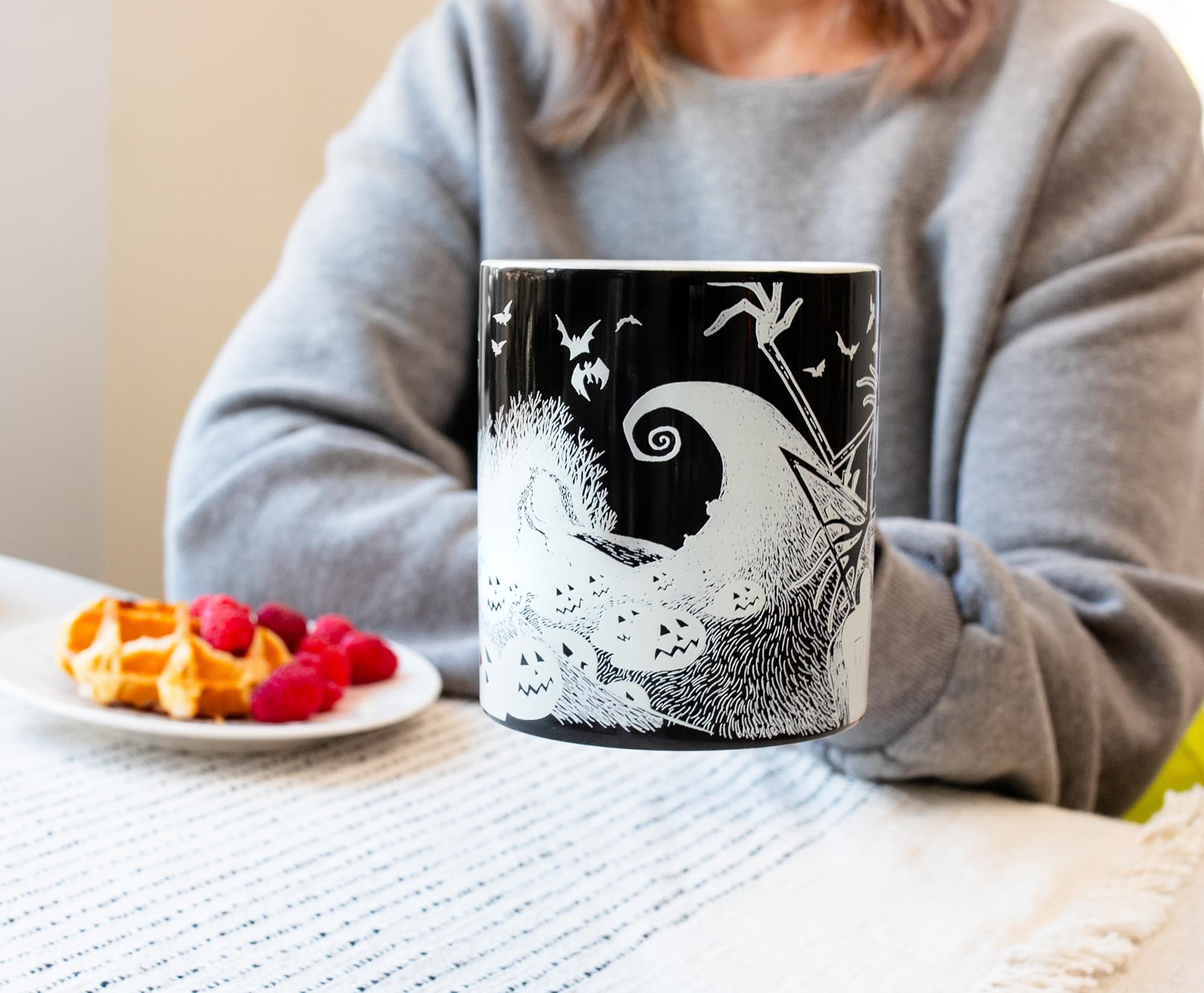 Disney's Nightmare Before Christmas Glow-in-the-Dark Ceramic Coffee Mug