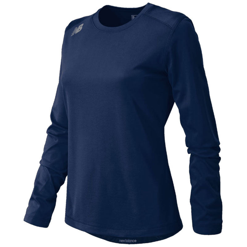 New Balance Women's Navy Long Sleeve Tech Tee - Your All-Day Active Companion