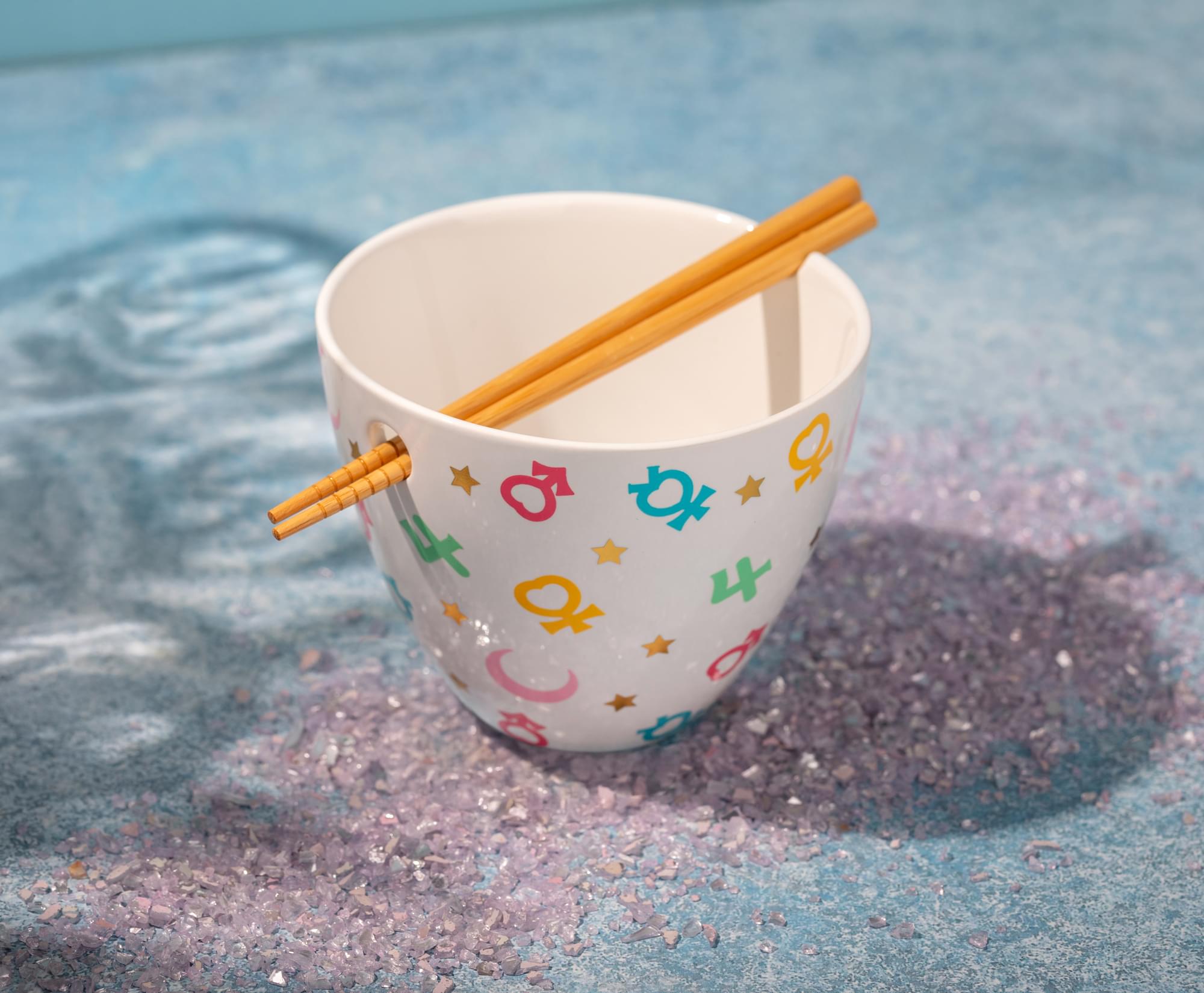 Sailor Moon-Inspired 16 Ounce Ramen Bowl with Chopsticks Set